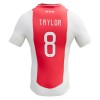 Maglia ufficiale Ajax Kenneth Taylor 8 Casa 2024-25 per Bambino